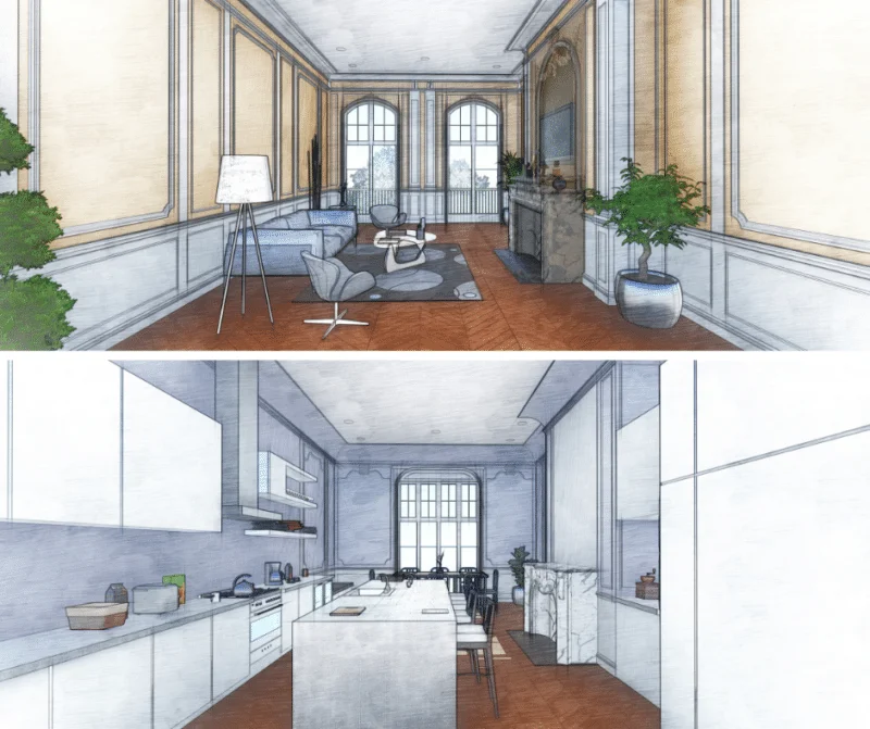 Interior Architecture Redesign, Center City Philadelphia PA